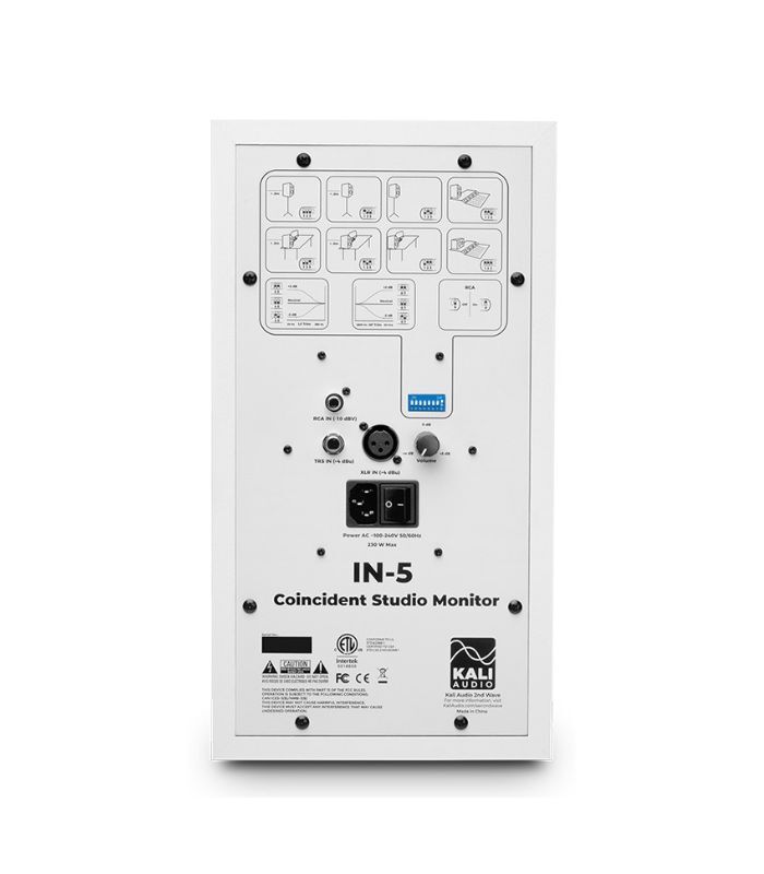 Kali V.2 5 IN-Series Coincident 3-way Studio Monitor - White - Image 4