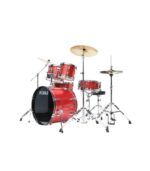 ⁦طقم تاما - إس تي ٥٢ إتش ٦-سي دي إس ستيج ستار متكامل خماسي القطع مع طبلة جهير بقياس ٢٢ بوصة - بلون اللمعان الأحمر الكاندي⁩ - الصورة ⁦2⁩