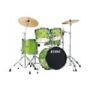 TAMA ST52H6-LGS STAGESTAR 5-piece complete kit with 22" bass drum - Lime Green