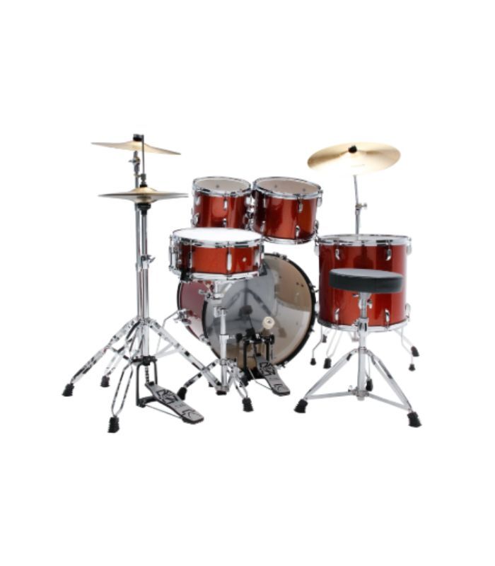 ⁦طقم تاما - إس تي ٥٢ إتش ٦-إس سي بي ستيج ستار متكامل خماسي القطع مع طبلة جهير بقياس ٢٢ بوصة - بلون اللمعان النحاسي المحروق⁩ - الصورة ⁦3⁩