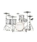EFNOTE 5 - 5 Standard 4 Pieces Electric Drum Set Includes 4 Cymbals, Includes Splash Cymbal Arm, White Sparkle Finish  (Hardware Not Included) - Image 7