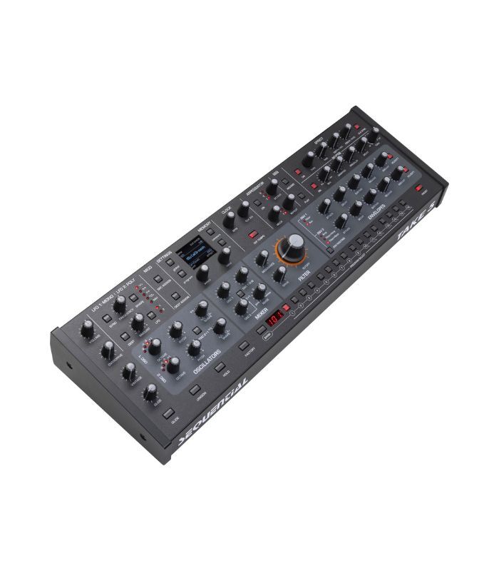 ⁦سيكوينشال - تيك ٥ سينثيسايزر بولي فونيك (متعدد الأصوات) بقوة ٥ أصوات - إصدار الوحدة المكتبية المحمول⁩ - الصورة ⁦3⁩