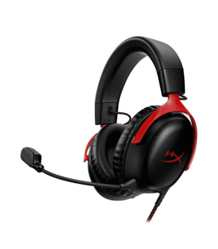 hyperxcloud3-wired-r-1 HyperX Cloud III - Gaming Headset Black Red - Image 1