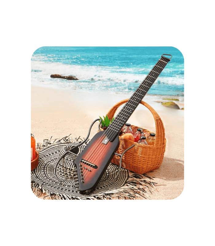 Donner HUSH-I Acoustic-Electric Guitar Kit for Travel Silent Practice