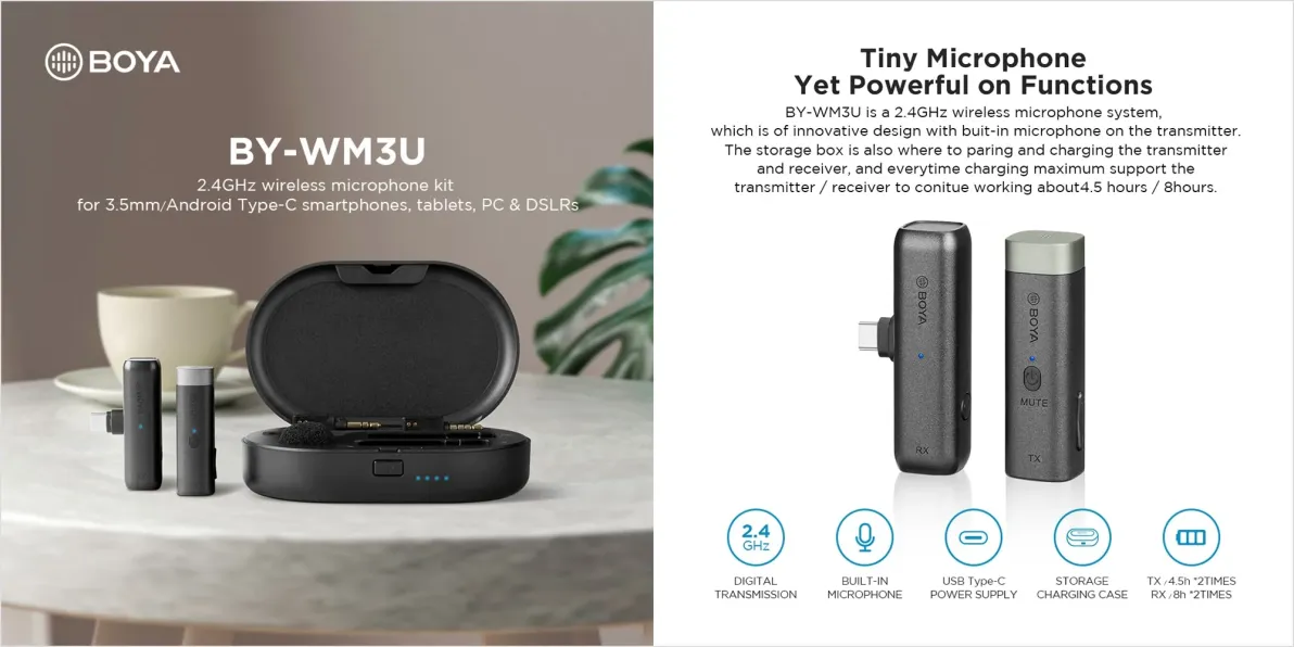 OBSBOT Wireless Microphone