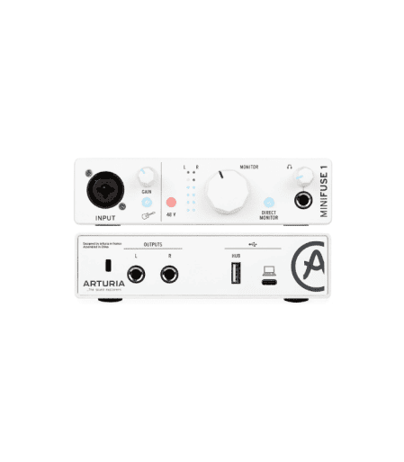 minifuse1-w MiniFuse 1 Portable solo audio interface