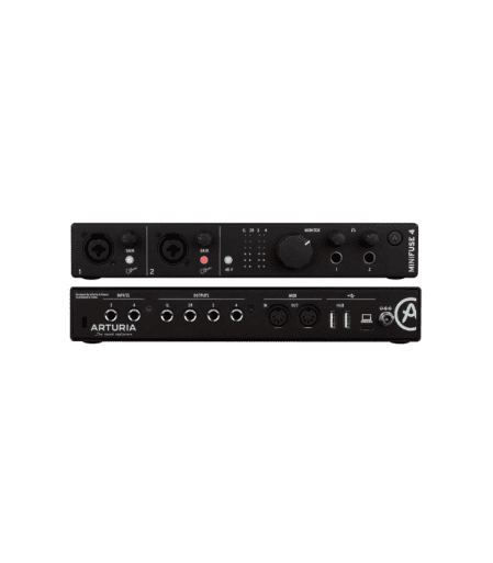 minifuse4-b-01 MiniFuse 4 Versatile desktop audio interface. Record your song, record your story, record you - record anything. MiniFuse 4 is a next-gen 4in/4out audio & MIDI interface designed to transform your ideas into your art. Capture crystal-clear recordings, refine with pro-grade creative software, and get your sound out there.