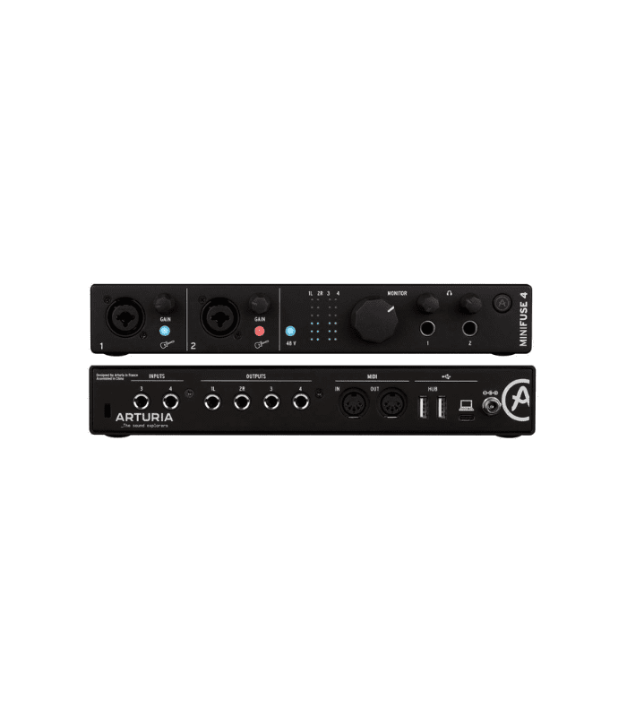 MiniFuse 4 Versatile desktop audio interface. Record your song, record your story, record you - record anything. MiniFuse 4 is a next-gen 4in/4out audio & MIDI interface designed to transform your ideas into your art. Capture crystal-clear recordings, refine with pro-grade creative software, and get your sound out there.