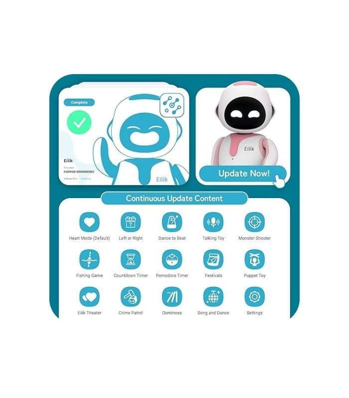 Eilik - Desktop Companion Robot Pink