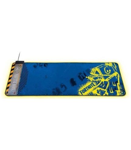 Razer Goliathus Chroma Gaming Mouse Pad with RGB Lighting - Fortnite Edition, Micro-Textured Cloth Surface, Non-Slip Rubber Base, Cable Catch for Cable Mgt, Extended Size, Blue | RZ02-02500800-R3M1