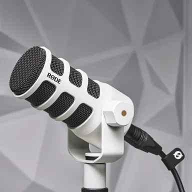 White PodMic