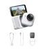 Insta360 GO Ultra - Tiny 4K Cam, Lightweight & Portable, Low Light Excellence, Mount Anywhere, FlowState Stabilization, 200 Min Battery Life (Standard Bundle, Artic White)