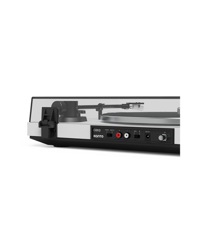 Kanto Audio - OBI3 Turntable with Bluetooth 5.3, Preamp, and Pitch Control - Matte White - Image 3