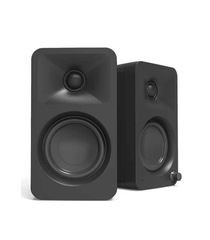ORAMB-G (1) Kanto Audio - ORA 100W Powered Reference Desktop Speakers with USB-C Input and Bluetooth - Black, Pair - Image 1