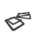 Kanto Audio - S2 Angled Desktop Speaker Stands for Small Speakers - Black, Pair
