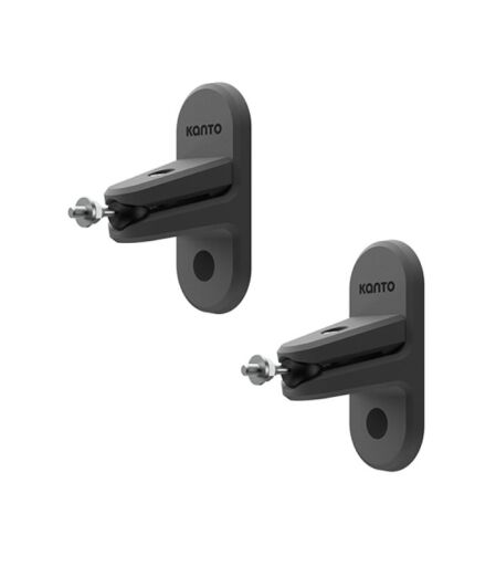 SPW3 Kanto Audio - SPW3 Universal Satellite Speaker Wall Mount Bracket - Black, Pair - Image 1