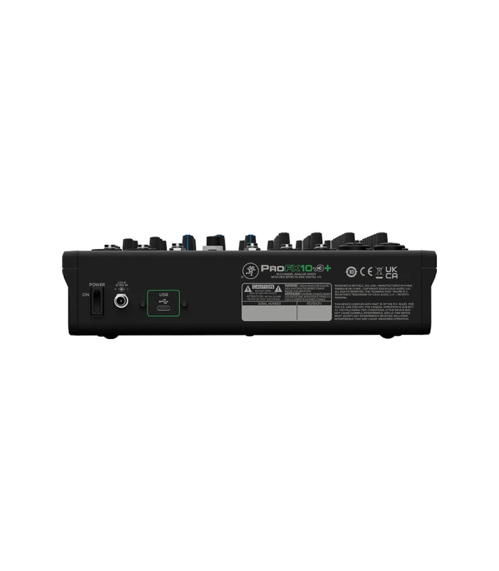 ProFX10v3+ 10-Channel Analog Mixer with Enhanced FX, USB Recording Modes, and Bluetooth