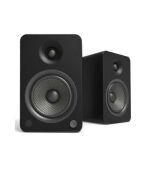 Kanto Audio - YU6 200W Powered Bookshelf Speakers with Bluetooth and Phono Preamp - Matte Black, Pair