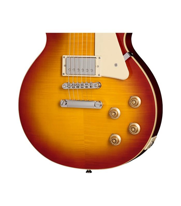 ⁦إيبيفون - جيتار ليز بول ستاندرد الخمسينيات المخطط - لون واشد شيري صن بيرست⁩ - الصورة ⁦6⁩