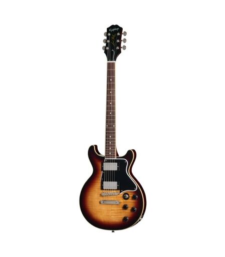 ⁦إيبيفون - جيتار ليز بول بفتحة مزدوجة وسطح مزخرف - لون بوربون بيرست⁩ - الصورة ⁦1⁩