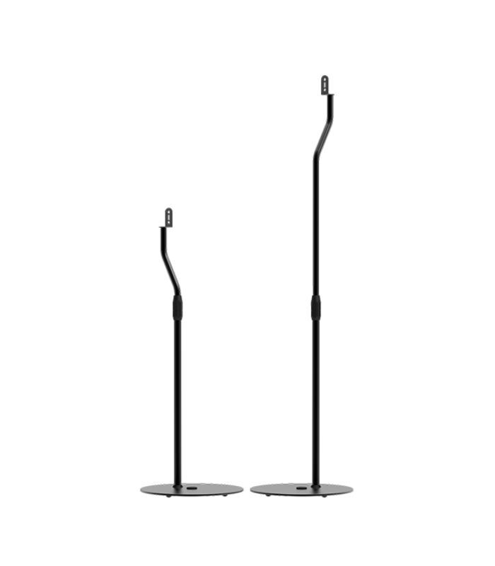 Kanto Audio - SLH Universal Height Adjustable Speaker Stands for Satellites up to 9 lbs - Black, Pair - Image 2