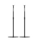Kanto Audio - SLH Universal Height Adjustable Speaker Stands for Satellites up to 9 lbs - Black, Pair