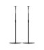 Kanto Audio - SLH Universal Height Adjustable Speaker Stands for Satellites up to 9 lbs - Black, Pair
