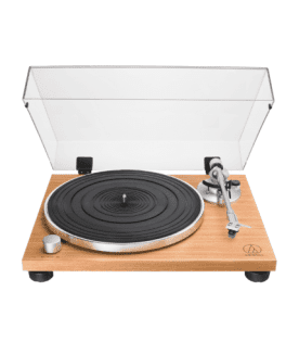 The AT-LPW30TK is a fully manual, belt-drive turntable designed to give you optimal high-fidelity audio reproduction from vinyl.
