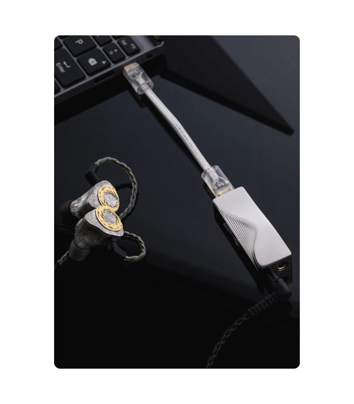 Moondrop - MoonRiver 2 Ti Titan USB-C - 3.5mm/4.4mm Balanced - Image 2