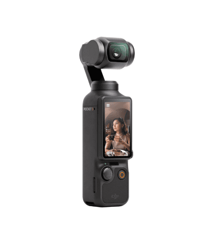 DJI Osmo Pocket 3, Vlogging Camera with 1'' CMOS & 4K/120fps Video, 3-Axis Stabilization, Fast Focusing, Face/Object Tracking, 2" Rotatable Touchscreen, Small Video Camera for Photography, Youtube