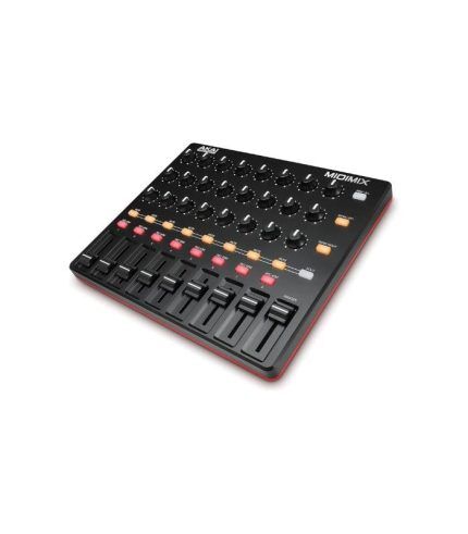 AKAI Professional MIDImix - USB MIDI Controller Mixer with Assignable Faders & Master Fader, 24 Knobs and 16 Buttons, 1 to 1 Mapping With Ableton Live