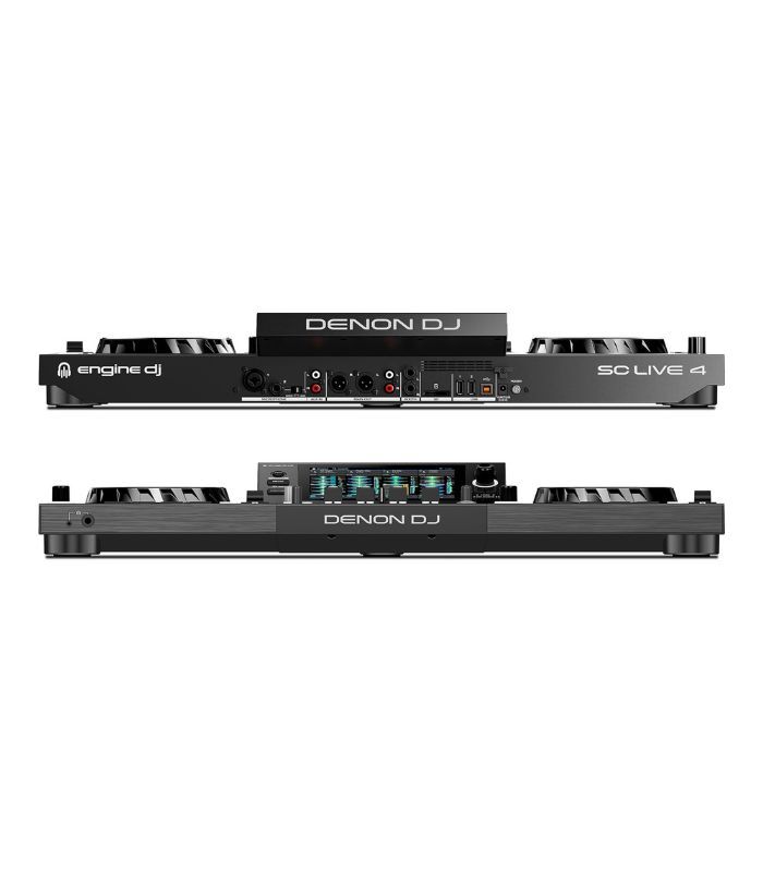 Denon DJ SC LIVE 4 - Standalone DJ Controller, 4-Channel Mixer, Amazon Music Unlimited Streaming, Wi-Fi, Speakers, Serato DJ & Virtual DJ Compatible