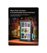 Divoom Times Frame-10.1" Digital Picture Frame Transparent IPS Smart Linux OS with RGBLED Rotary Knob WiFi 64GB 400+Clock Faces Widget 50+API Feeds Gift Mode Pixel Art Community Personalized Display