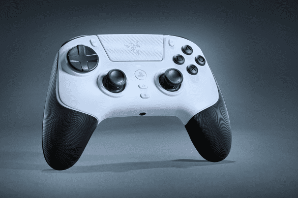 Razer Raiju V3 Pro Wireless Controller for PlayStation 5 & PC - White - RZ06-05580200-R3G1