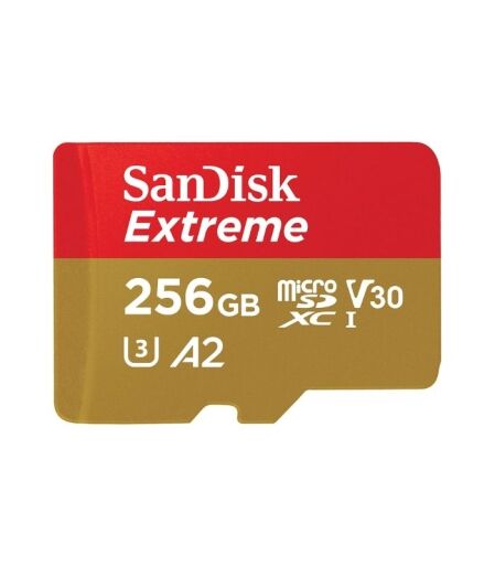san disk extreme 256 gb SanDisk Extreme microSD UHS I Card 256GB for 4K Video on Smartphones,Action Cams,Drones 190MB/s Read,130MB/s Write