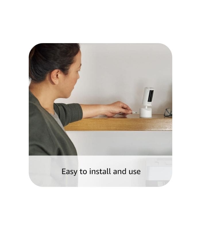 Ring Pan-Tilt Indoor Camera-White