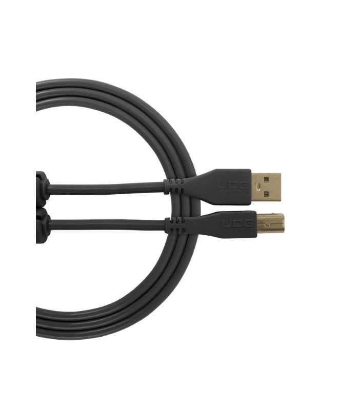 U95001BL UDG - U95003BL UDG Ultimate Audio Cable USB 2.0 A-B Black Straight 3m - Image 1