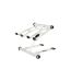 UDG - U96111WH UDG Ultimate Height Adjustable Laptop Stand White with Stripes LE