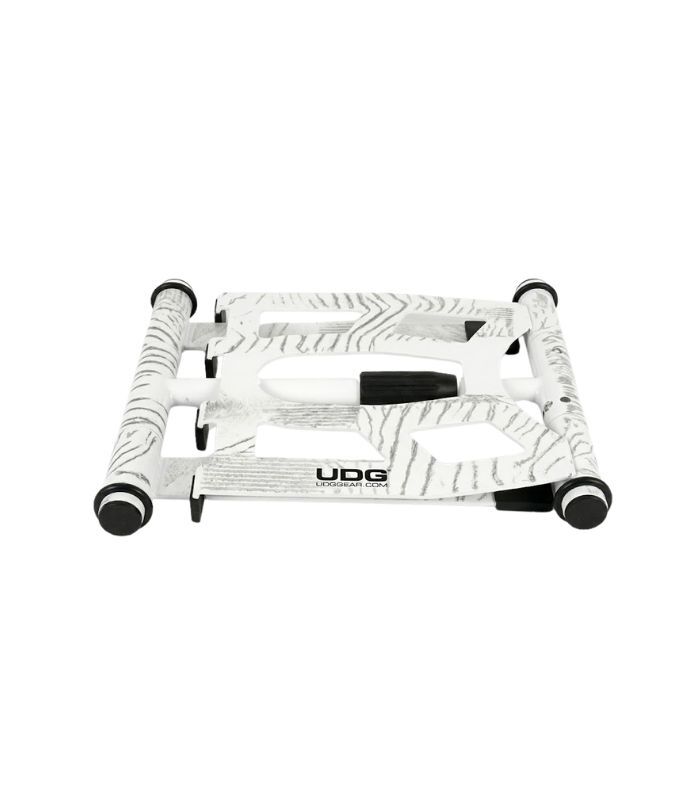 UDG - U96111WH UDG Ultimate Height Adjustable Laptop Stand White with Stripes LE - Image 2