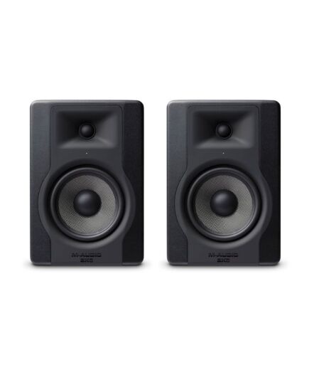 700x800-YS-BX5-D3-01 M-Audio M Audio BX5 D3 Compact 2 Way 5'' Active Studio Monitor Speaker for Music Production and Mixing With Onboard Acoustic Space Control, 1 piece, Black, XLR