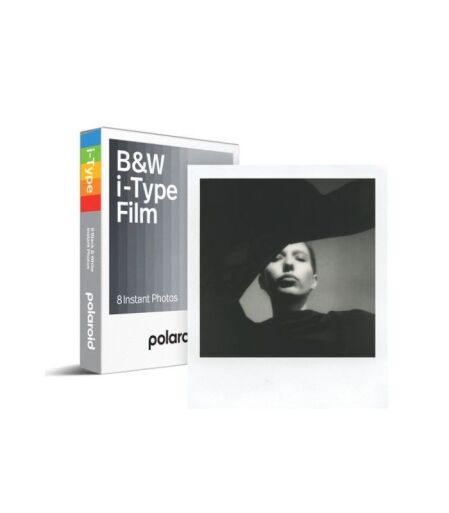Polaroid - I-Type - Instant Film - One Pack - 8 Photos Total - Black And White - Image 1