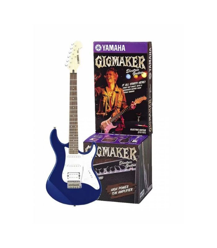 Yamaha - EG112GPII MTU Electric Guitar Package - Metallic Blue - Image 1