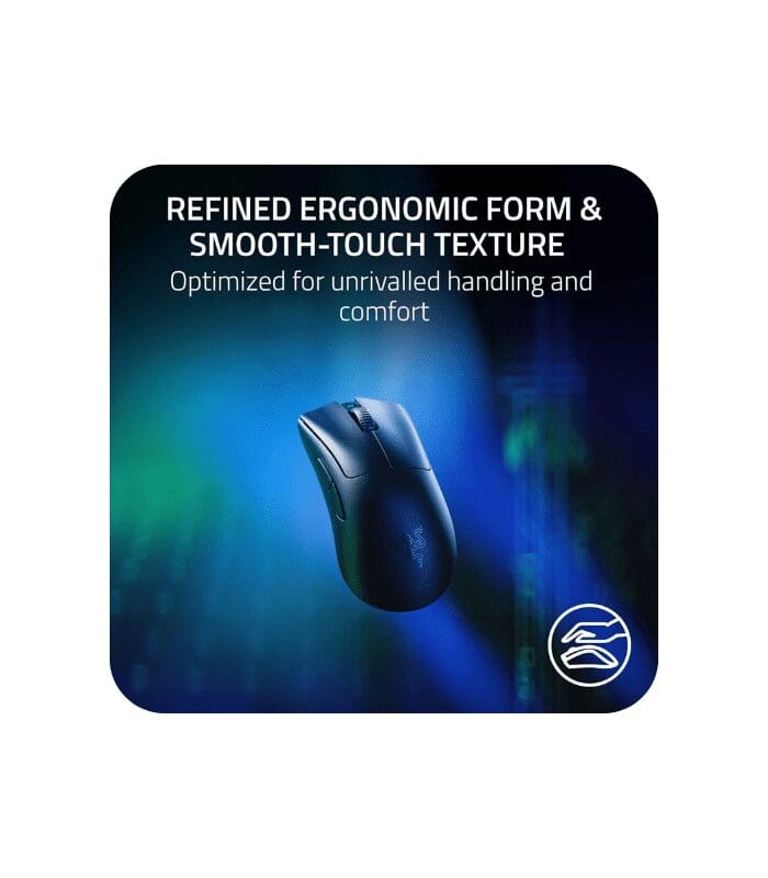 Razer DeathAdder V3 Pro - Black - Smooth-Touch - 8000 Hz