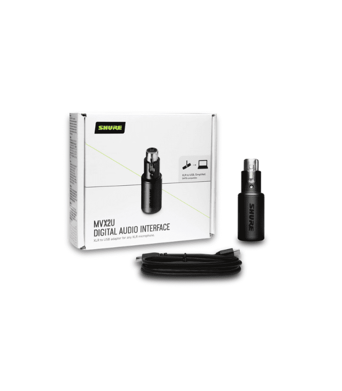 Shure MVX2U
Digital Audio Interface