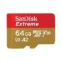Sandisk extreme microsd uhs i card 64gb for 4k video on smartphones,action cams 170mb/s read,80mb/s write, sdsqxah-064g-gn6mn