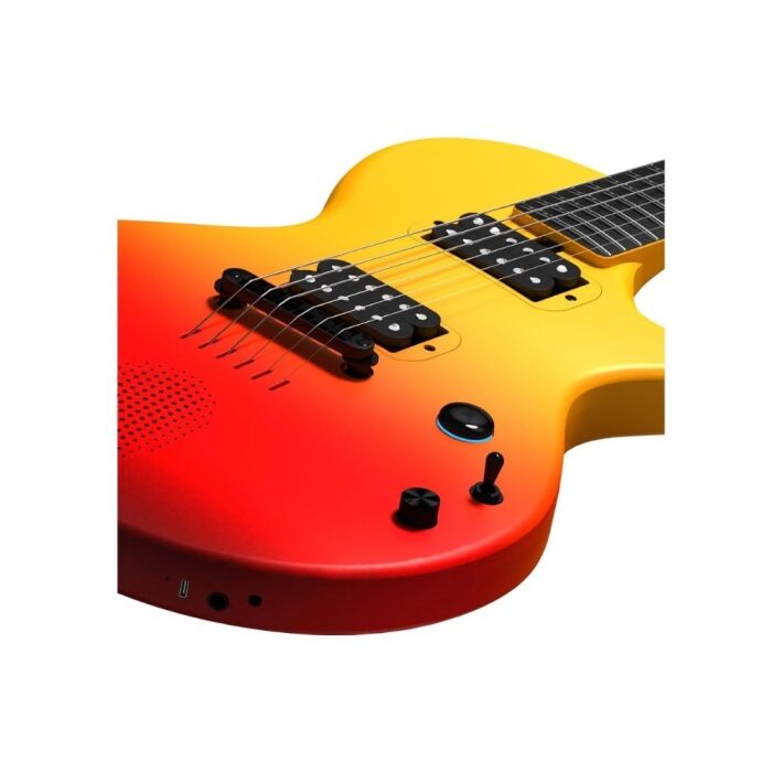 Enya Nova Go Sonic Smart Electric Guitar - Volcano Red - Image 2