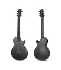Enya NOVA Go SP1 Carbon Fiber Acoustic Electric Guitar with Smart AcousticPlus 35 Inch Travel Acustica Guitarra Starter Bundle Kit of Gig Bag, Strap, Strings, Charging Cable, Instrument Cable(