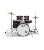 Pearl Roadshow 5pc Drum Set 2216B/1008T/1209T/1616F/1455S with Cymbal & Hardware Red Wine Finish
