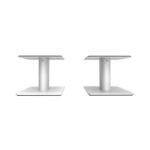 Kanto Audio - SP6HDW 6" Universal Desktop Speaker Stands with Cable Management - White, Pair