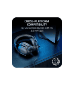 Razer - BlackShark V2 X for PlayStation - Black - Image 2